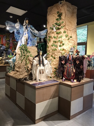 「蘇俊穎木偶劇團十週年特展」看家戲【天龍遊俠】主角展示區