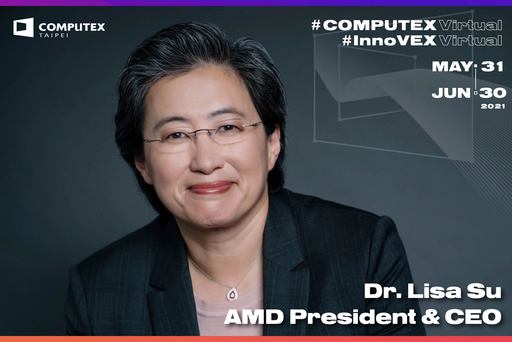 【圖說】AMD總裁暨執行長蘇姿丰博士再次受邀於2021 COMPUTEX CEO Keynote 暢談高效能運算生態系的未來發展