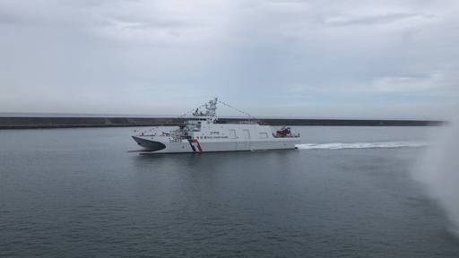 成功艦返抵花蓮港