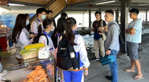 海大廖柏凱助理教授帶領學生協助場域發現問題並設法解決