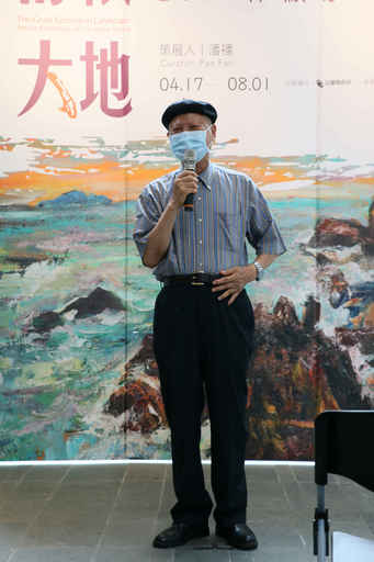 藝術家林顯宗老師致詞