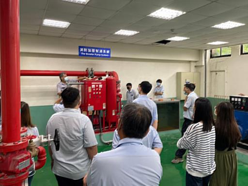 華曄消防工程參觀大葉大學消防學程特色實驗室
