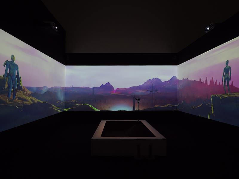 「NEXEN時間之血─平行宇宙系列最終章」展場一隅