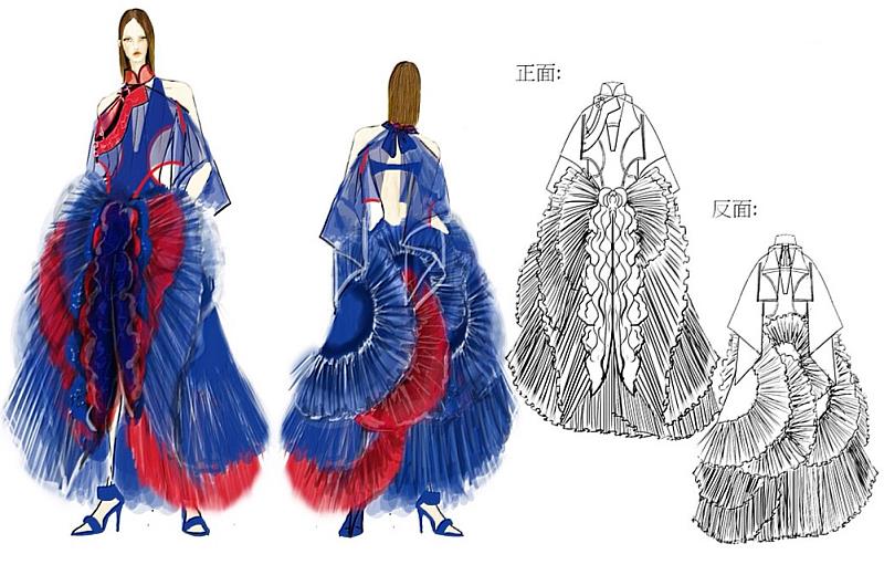 圖說二：《蝶》設計手稿