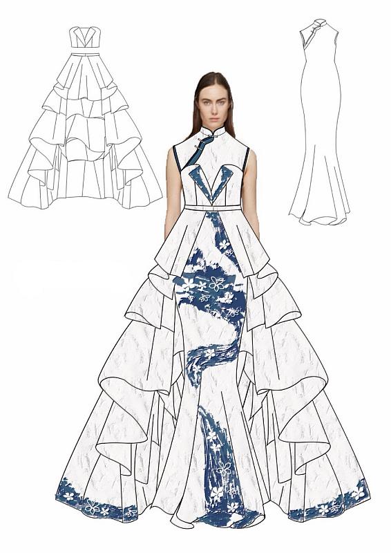 圖說四：《染宴》設計手稿