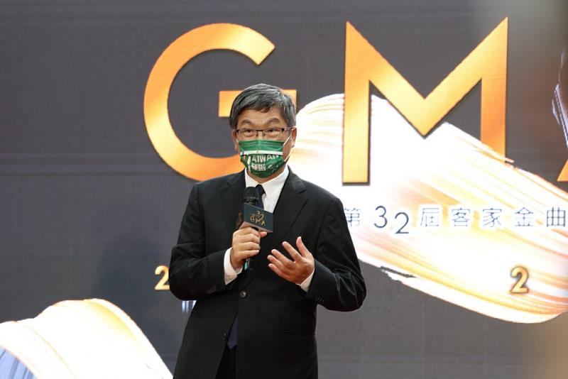 客委會楊主委致詞。