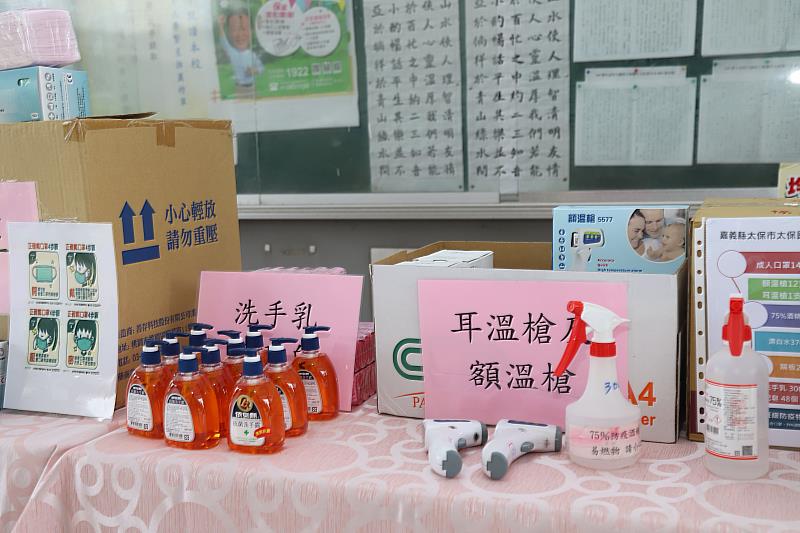 啟動學校環境清消！翁章梁今視察太保國中 盼讓師生安心迎開學