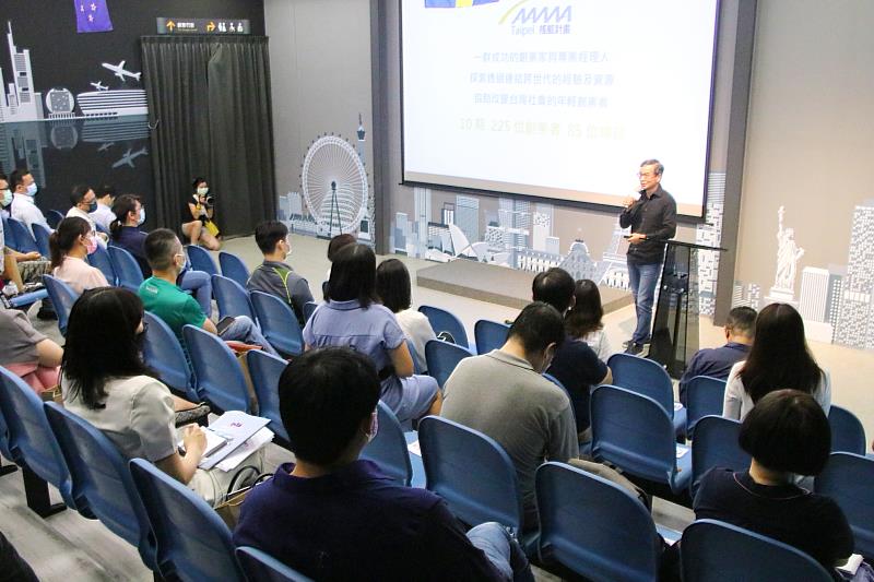 AAMA 臺北搖籃計畫共同創辦人顏漏有分享創業之路上創業者應具備的思維
