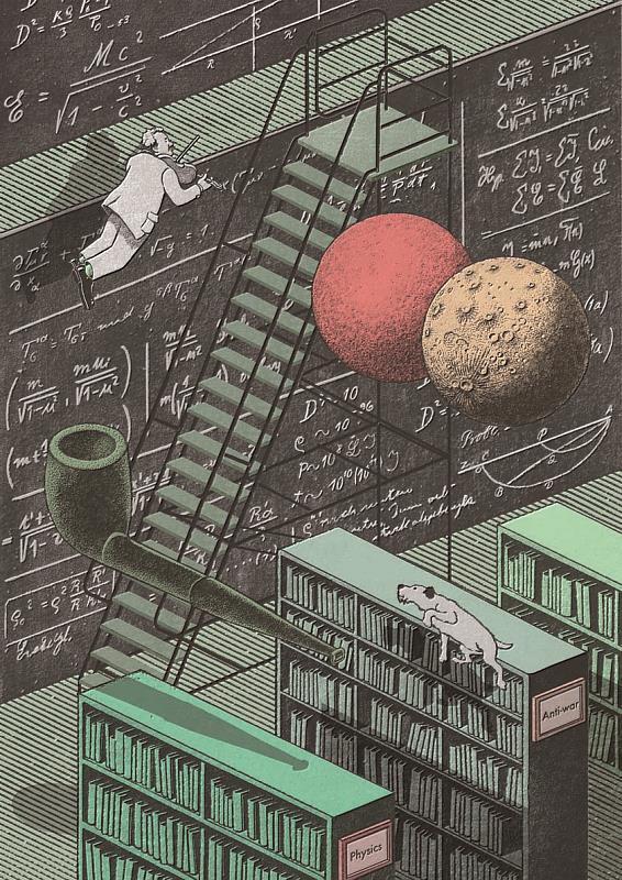 展出作品-Invisible_Bookstore_-_Albert_Einstein