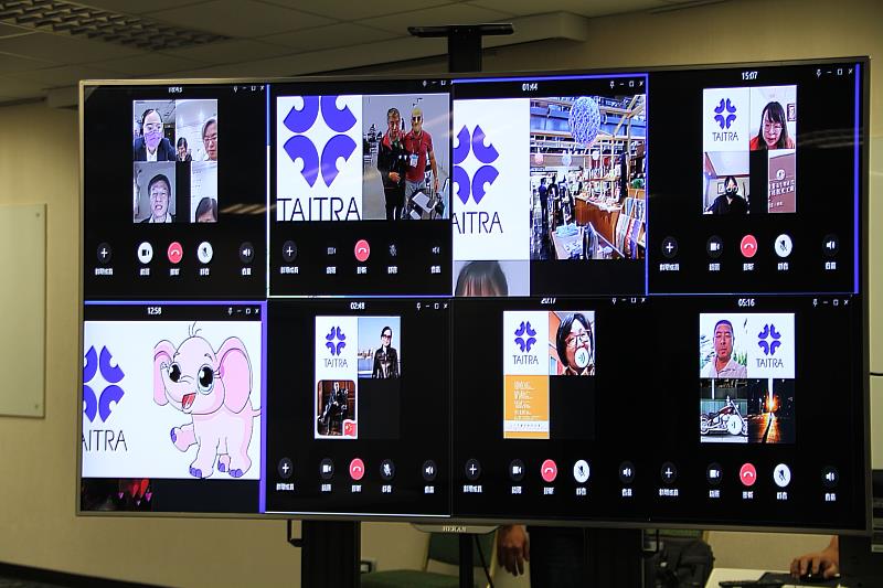 【圖2】本次活動線上舉辦商機媒合會，臺灣業者參與踴躍，雙方企業洽談成效良好。