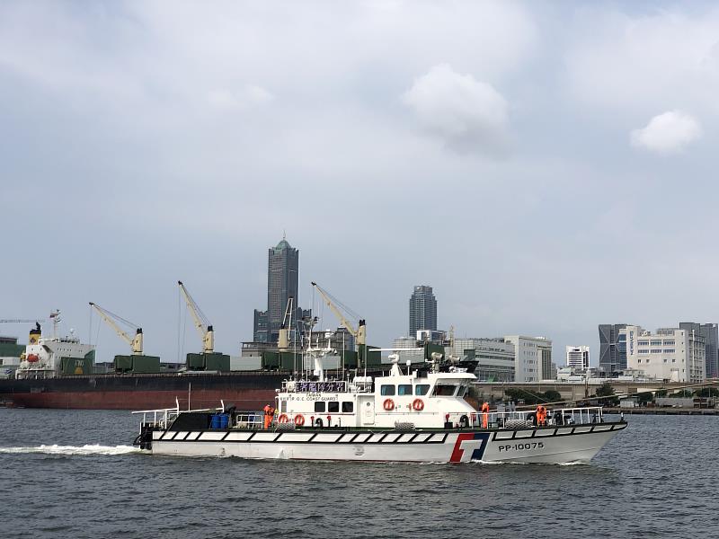 PP-10075艇優異的船體結構與動力系統，可提升高雄海巡隊轄區執勤能量