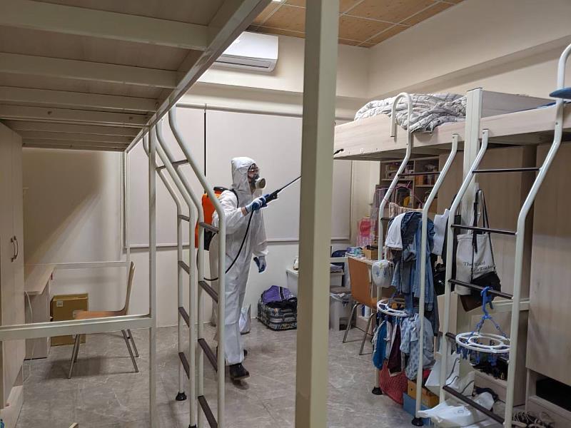 東吳大學將於9月12日進行宿舍大消毒