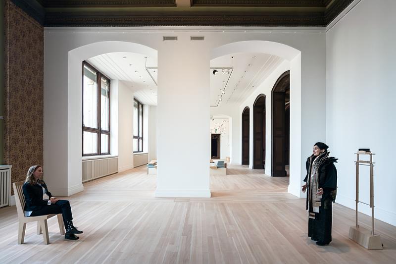 《聲之綻》，2013｜2020年，複合媒材互動裝置，2020年於「李明維：禮」展出現場，葛羅皮亞斯博物館，柏林（圖片提供 Gropius Bau，攝影：Laura Fiorio）-1
