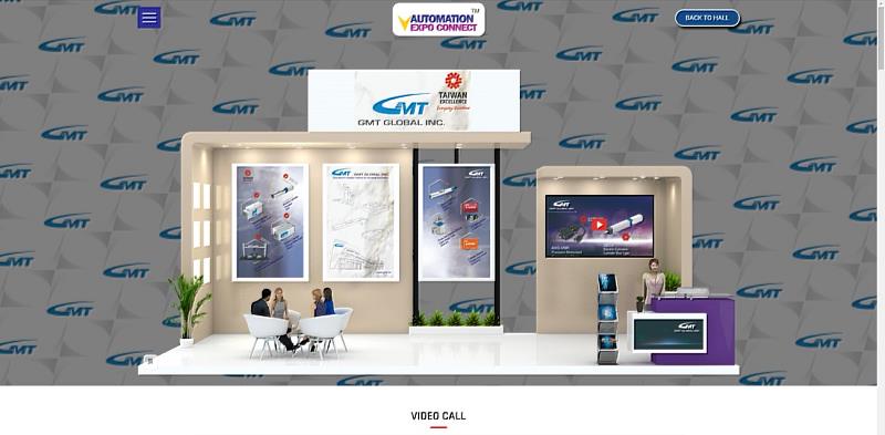 (圖1)台灣精品企業高明鐵於印度自動化工業展展示最新電缸滑台產品