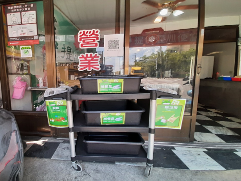 10月1日起自助餐、便當店 依規定應設置紙餐具回收設施
