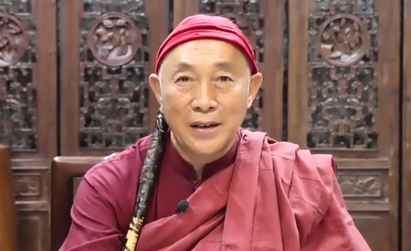 宗教與科學家們今年在線上會議討論「聯合呼籲」內容，世界宗教博物館創辦人心道法師5月20日發表談話。（圖由世界宗教博物館提供）