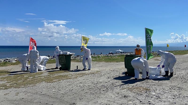 臺東縣環保局海洋油污染聯合實兵演練 把握黃金應變時機守護臺東海洋生態