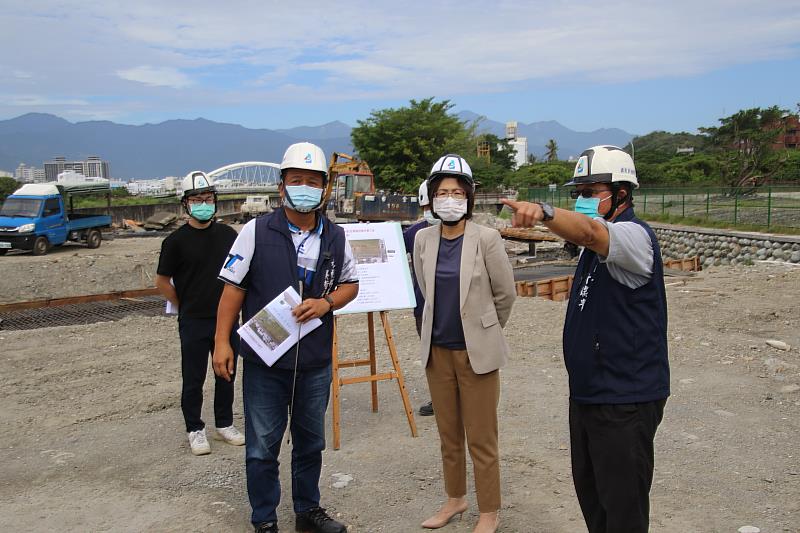 饒慶鈴今視察水資中心、道路改善等多項建設工程 期提升台東市整體生活品質