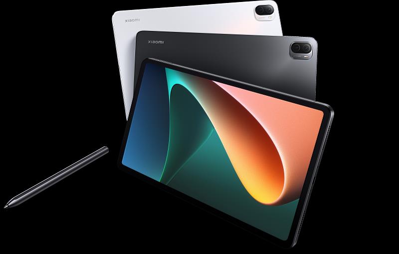 小米最新平板電腦Xiaomi Pad 5也同步上市，搭配台灣大5G 999元專案，綁約30個月，專案價只要0元。