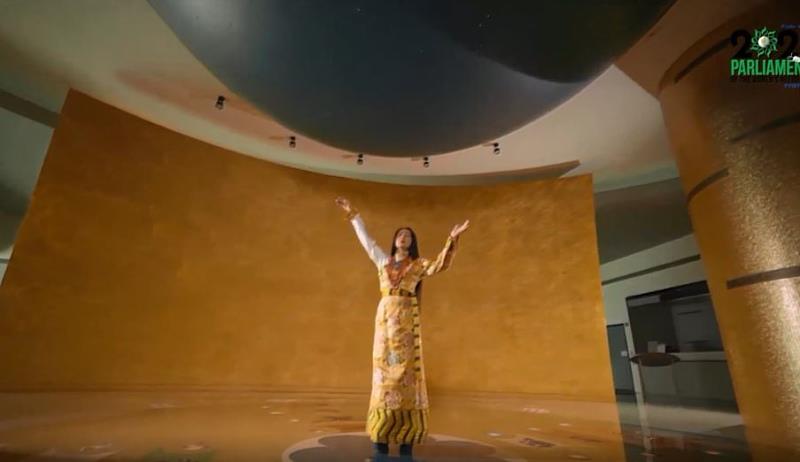 The Museum of World Religions (MWR) invited Chinese Tibetan spiritual musician Yangjin Lamu, winner of the 53rd Grammy Award for Best New Age Album in 2011 to perform at the PoWR gathering（Photo courtesy of PoWR）