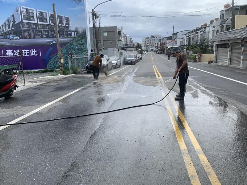 營建工地落實自主管理不揚塵  臺東縣環保局呼籲各營建業主做個慢生活的好鄰居