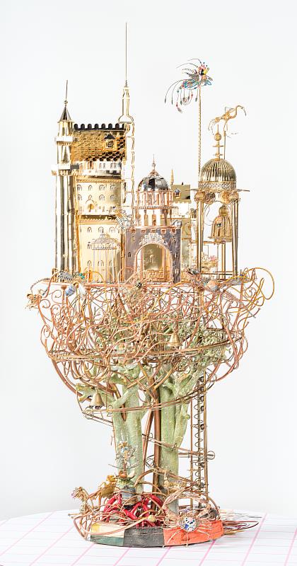 藝術家蔡爾平_樹城堡-童夢最美