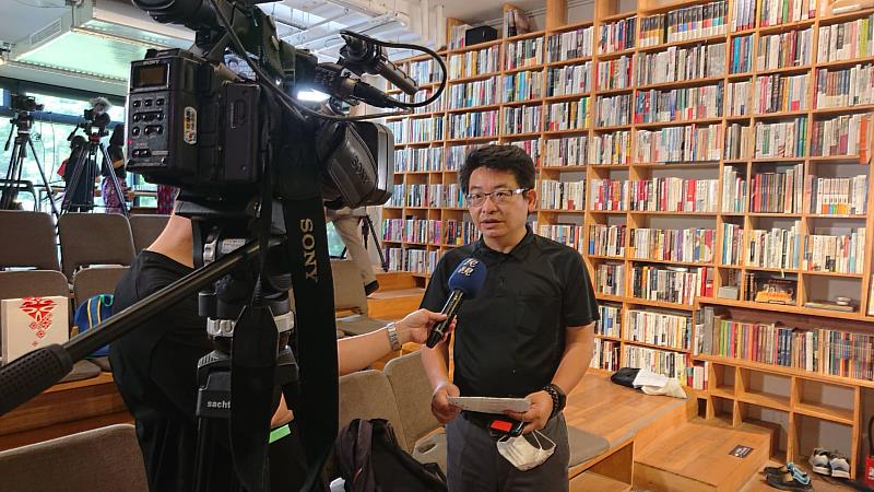 國立新竹生活美學館葉于正館長現場受訪