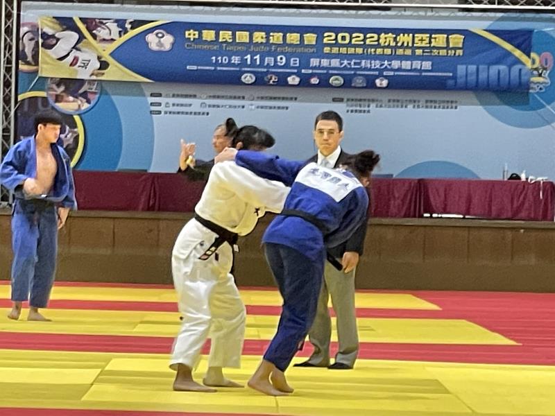 2022年杭州亞洲運動會培訓隊遴選第二次積分賽」暨「110年全國中正盃柔道錦標賽」