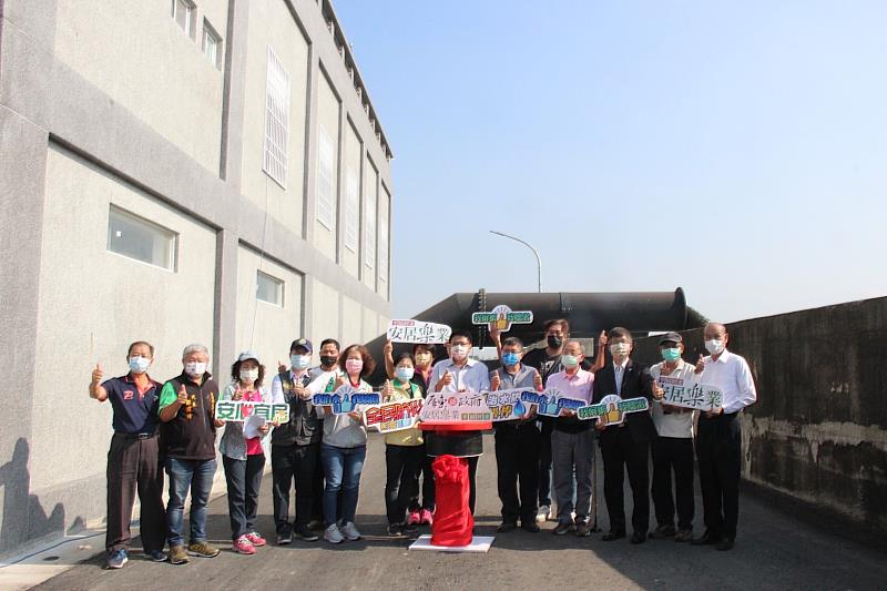 屏東縣抽水站添新兵 崁頂港東抽水站啟用