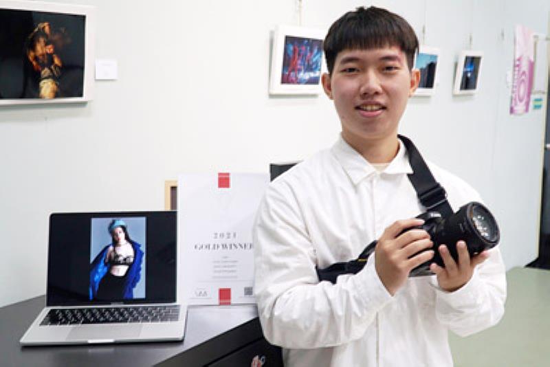 大葉大學黃俊淳參加社團映像工作室，攝影作品獲美國獎項肯定