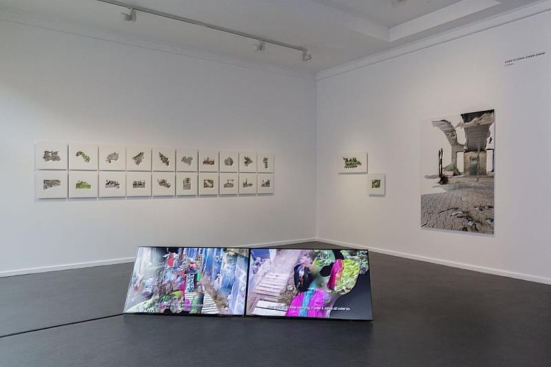 陳乂《地衣》（Lichen）展場一隅