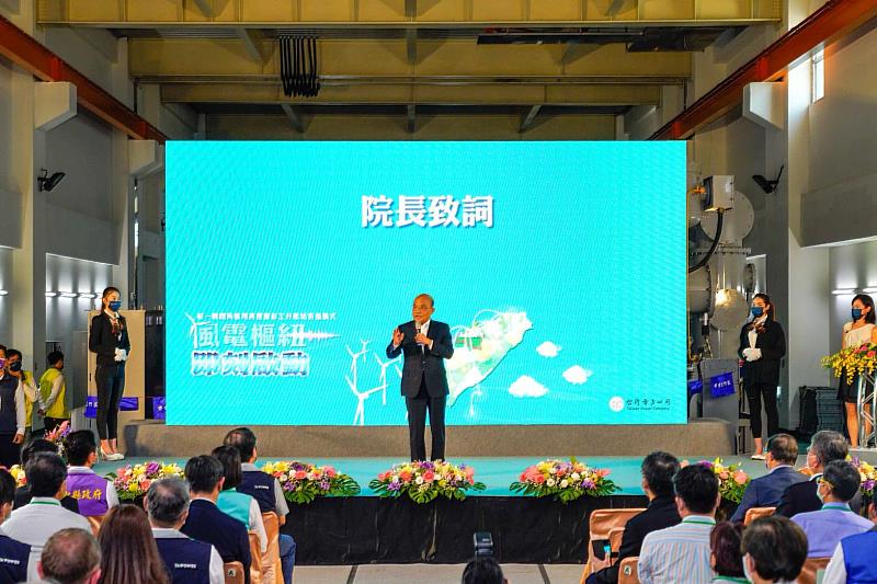 行政院長蘇貞昌致詞。