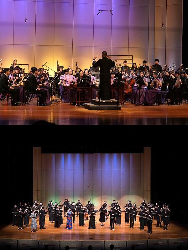 上圖:金玉滿堂演出實況  下圖:胡琴經典樂曲踏青