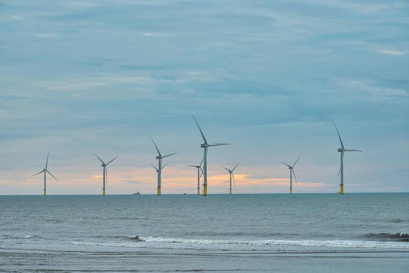 全世界風力最強的離岸風場，臺灣海峽佔了八成（攝影／游忠霖）