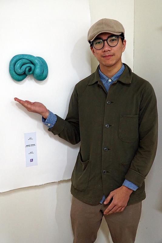 大葉大學造藝系馬來西亞籍碩士生吳征鴻參與展出