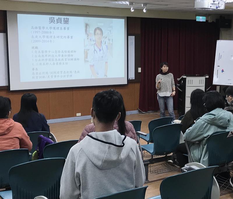 崑山科大辦理急救訓練研習，提升學生面對創傷的應變能力
