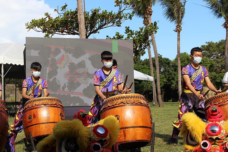 恆春首座共融特色遊具場動工 月琴、城牆、搶孤融入設計