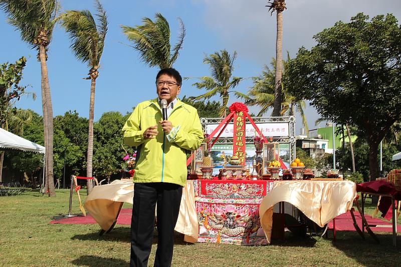 恆春首座共融特色遊具場動工 月琴、城牆、搶孤融入設計