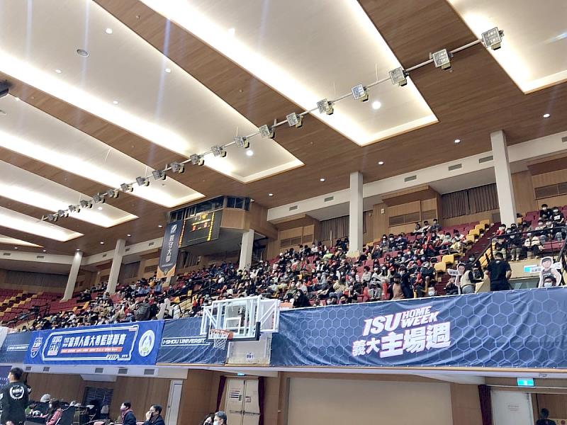 UBA男一級第二階段預賽圓滿落幕，熱血沸騰的賽事感染義守大學校園(資料畫面來源：義守大學提供)。