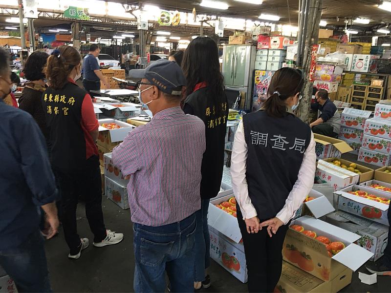 屏東縣政府配合行政院宣示穩定物價 啟動果菜批發市場及肉品市場行政檢查監控機制