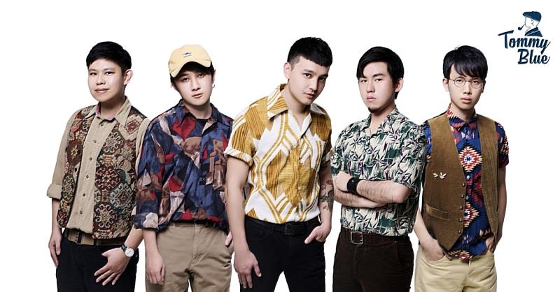 《獨立樂團TommyBlue團員合照。