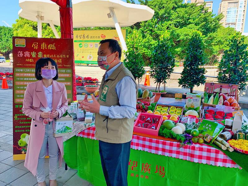 希望廣場屏東週 「屏東農產好物直播」吸引線上買氣2