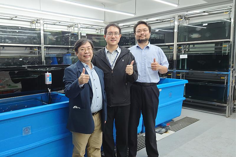 海大水產育種團隊（TABT）由黃章文、龔紘毅、徐德華教授領軍