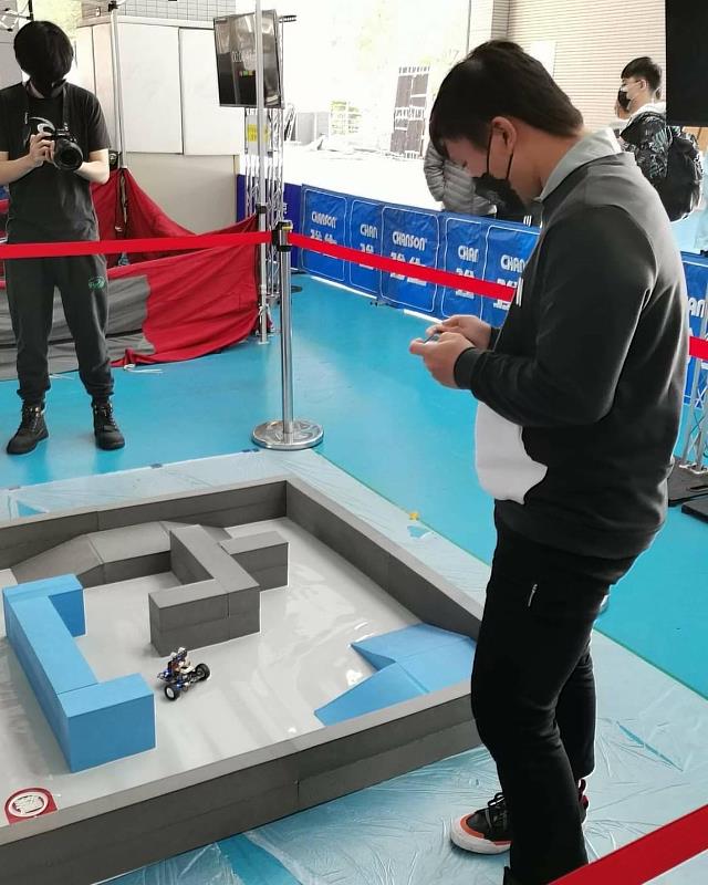 中臺科大AI系陳煒傑同學參賽畫面