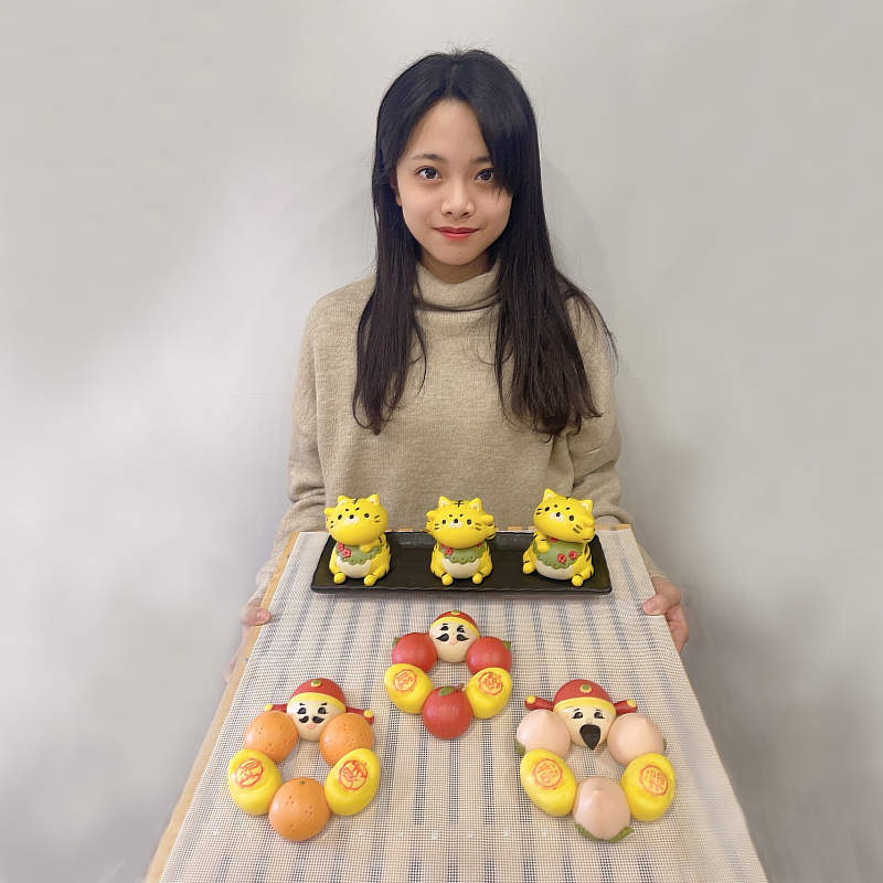 元培餐管系温嘉琳同學造型饅頭金牌作品
