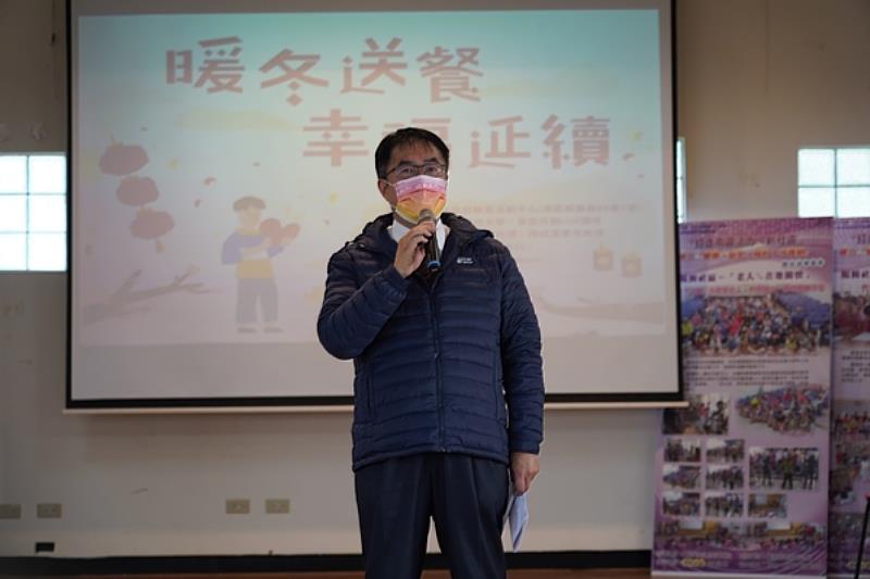 台南市市長黃偉哲於活動中致詞。