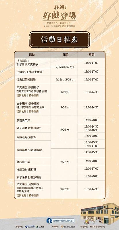 「朴通！好戲登場」連假展開！來水道頭走進朴子影視記憶　建立跨世代回憶