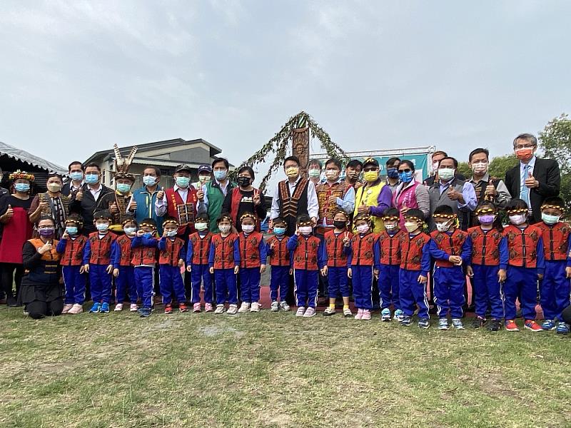 全國首座排灣族文化意涵 新來義共融公園特色遊戲場動土