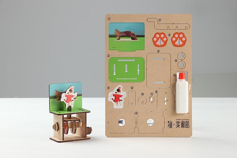 「貓美術館─CATART貓之旅快閃店」在華山文創園區登場。圖/有你共創提供