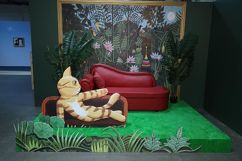 「貓美術館─CATART貓之旅快閃店」在華山文創園區登場。圖/有你共創提供